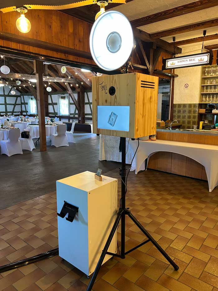 SmileMoment Fotobox als Highlight bei Hochzeit, Geburtstag und Event